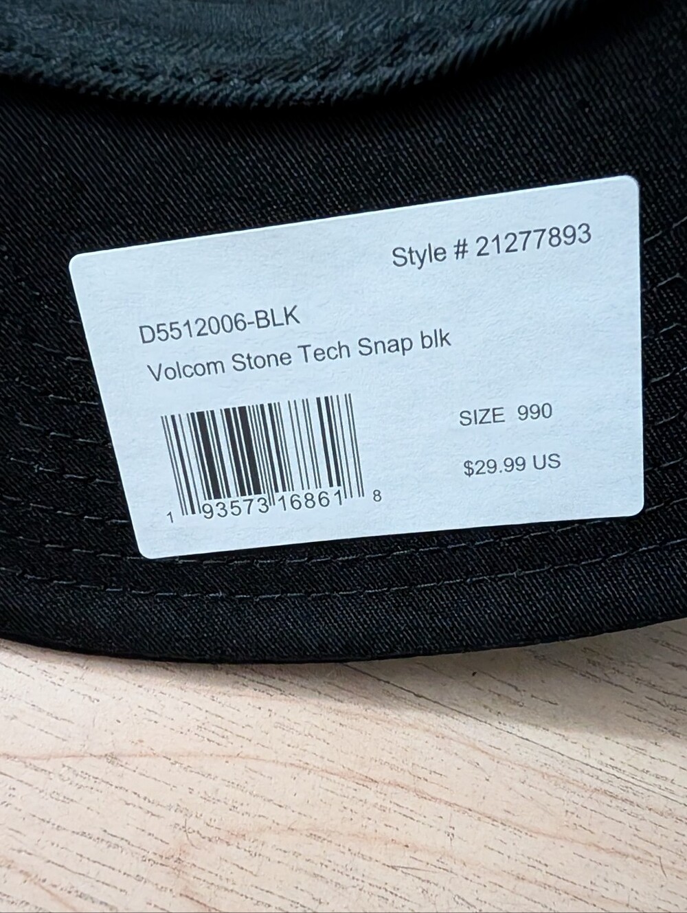 Volcom Stone Tech Snapback - Picture 7 of 8